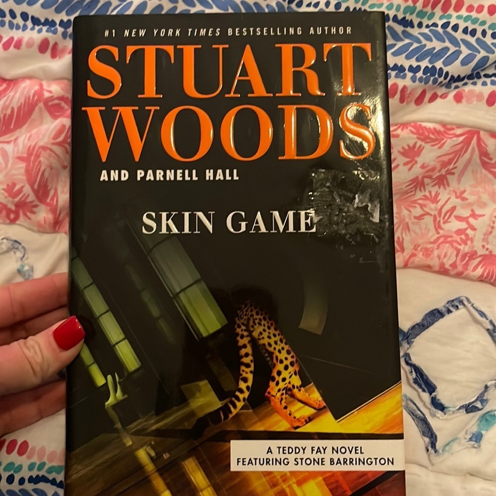 Skin Game by Stewart Woods and Parnell Hall hardcover novel